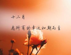 12月1日|2021的最后一個(gè)月